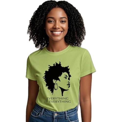 Image of Black History Shirts Black Graphic tees for Men and Women, Magic Fashion Afro American Natural Hair Vintage Melanin T-Shirts
