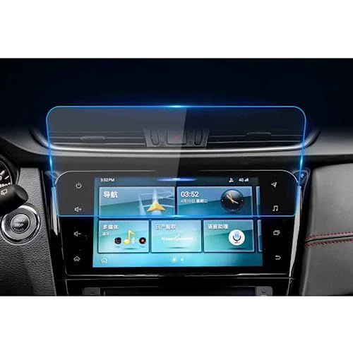 Verre trempé de navigation d'une clarté cristalline HD pour console Nissan X-Trail 2021