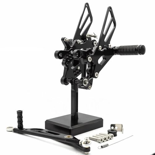 Repose-pieds pour YZF R6 en alu taillé masse | Finition pilote et passager 06-23