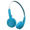JLab Audio Rewind Draadloze Retro Hoofdtelefoon – Bluetooth 4.2 Twaalf Uur Speeltijd Custom EQ3 Geluid Spelen en pauzeren Uw Muziek Antwoord & Hang Up Telefoongesprekken en Track Forward Throwback 80s 90s (Blauw)