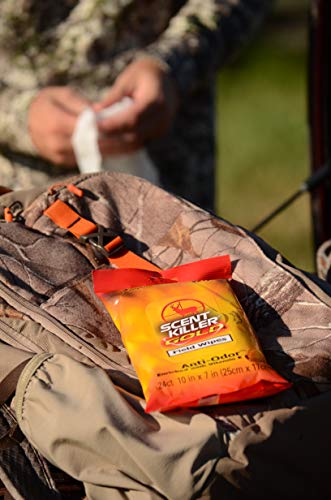 Wildlife Research Scent Killer Field Wipes (24 Pack), Gold (1295) #TOP1