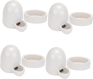 Happyyami 4 Sets Rutin Chicken Drinker Pigeon Supplies Quail Feeder Chicken Supplies Chicken Feeding Supplies