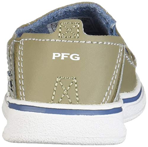 Columbia Unisex Child Youth Bahamaâ„¢ Pfg Uniform Dress Shoe, Pebble, White, 2 Little Kid Us #TOP2