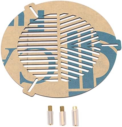 Akozon Bahtinov Focusing Mask Telescope Focusing Mask Acrylic Deep Space Fishbone Plate 100-140mm for Reflector Refractor Astrophotography