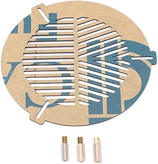 Akozon Bahtinov Focusing Mask Telescope Focusing Mask Acrylic Deep Space Fishbone Plate 100-140mm for Reflector Refractor Astrophotography