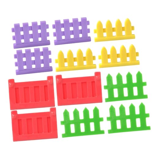 PHENOFICE Mini Clôture en Résine 24pcs Petite Clôture De Jardin Décoration Bonsaï Maison De Poupée Ornement De Paysage