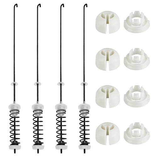 Upgrade W10780045 NTW4516FW2 WTW4816FW2 WTW4800BQ1 Washer Suspension Rods for Amana Whirlpool Kenmore NTW4605EW0 NTW4516FW1 W10780045VP W10821951 W10780053 W10748953 AP5971396 by APPLIANCEMATES