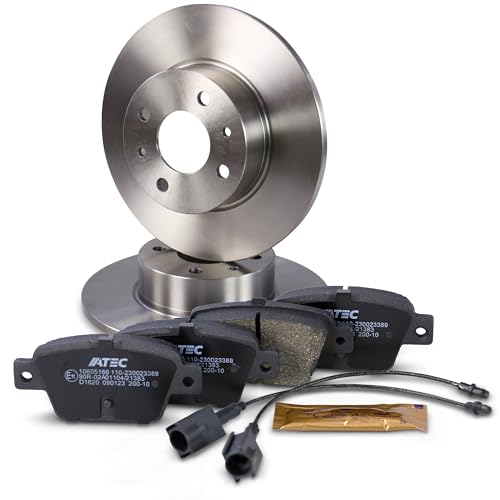 BESTPRICE Set freni asse posteriore incl. dischi freno Ø 251,5 mm pieni + pastiglie freno posteriori, compatibile con FIAT BRAVO II (198_), MULTIPLA (186_), STILO (192_), LANCIA DELTA III (844_)