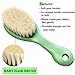 MolYuan 3PCS Baby Haarbürste und Kamm Set für Newborns & Toddlers- Soft Goat Bristle Hair Brush, Silicone Bath Brush and Baby Comb for Infant, Kids - Perfect Baby Registry Gift (Grün)