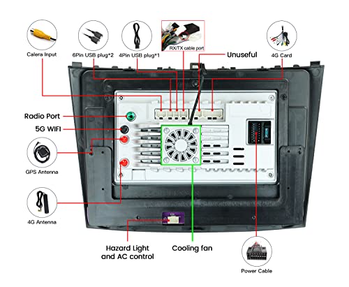 Mekedetech Android 11 Car Radio For Navigation For Lexus Is250 Is200 Is220 Is300 Is350 Head Unit Car Gps Stereo Multimedia Player In Dash Stereo With Built-In Carplay And Android Auto Wifi Bt #TOP2