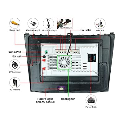 MekedeTech Android 13 Car Radio for Navigation for Lexus IS250 IS200 IS220 IS300 IS350 Head Unit Car GPS Stereo Multimedia Player in Dash Stereo with Built-in CarPlay and Android Auto WiFi BT