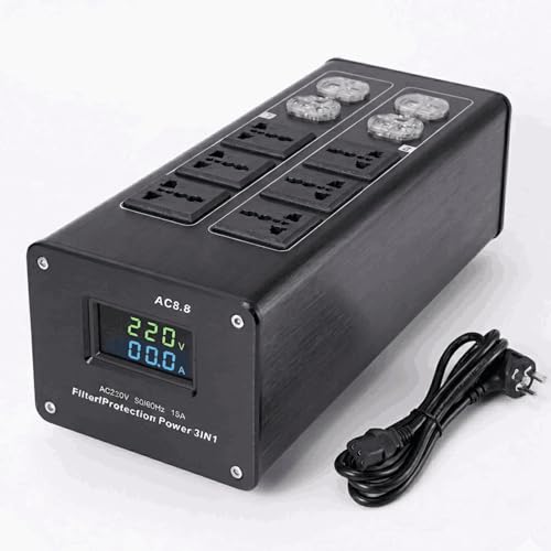 AC8.8 Power Conditioner, 3000W 15A 100-240V, Advanced Audio Power Purifier Filter Video Noise...