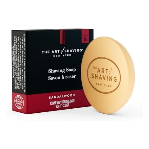 The Art of Shaving Shaving Soap - Shave Soap Refill for Shaving Brush and Shaving Bowl, Protects Against Irritation, Sandalwood, 3.3 Ounce Cover