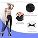 TNNZEET High Waist Leggings Damen Elastische Leggins Weiche Sporthose für Sport Gym,Schwarz,S-M