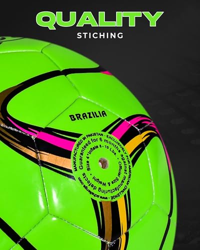 American Challenge Brasilia Soccer Ball (Lime, 5)