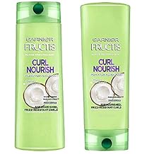 Garnier Fructis Haircare - Curl Nourish - Sulfate-Free Shampoo 12.5 FL & Conditioner 12 FL Set - One Set