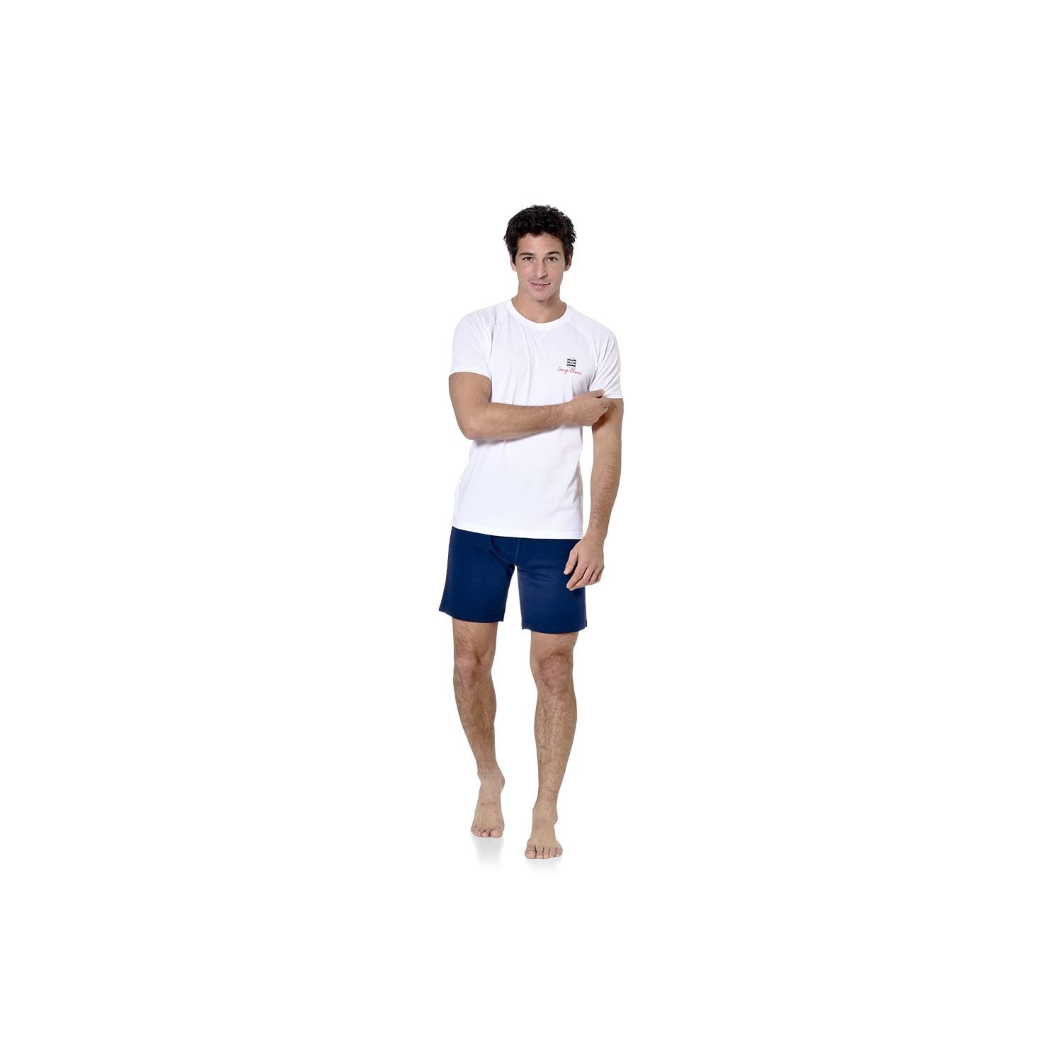 Serge Blanco Herren Pyjamaset