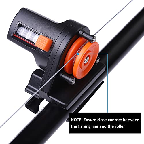 2Pack - Fishing Line Counter For Trolling And Spooling,Portable Fishing Line Depth Finder Counter Fishing Tool Tackle Length Gauge Tackle Tool 0-999 #TOP3