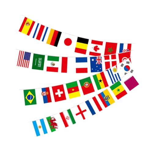 Drapeaux de pays pour l'école et les fêtes : ensemble Cabilock de 6 bannières - 7