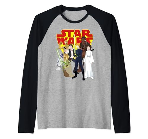 Star Wars t-shirt style cartoon idée cadeau idéale pour l'anniversaire d'un amateur de la saga