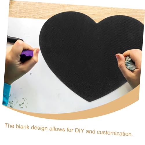 Tapis de souris sublimation cœur antidérapant avec surface lisse confort - 5