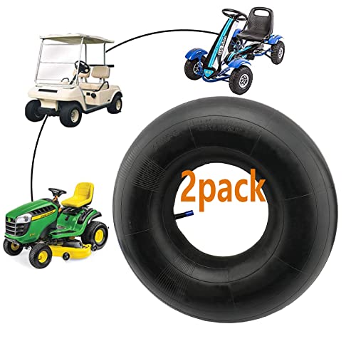 18X8.50-8 18X9.50-8 Inner Tube (2-Pack) Replacement For Lawn Tractor,Wheelbarrows,Mowers,Golf Cart,Atv Quad 4 Wheeler Go Kart With Tr-13 Straight Valve Stem #TOP6