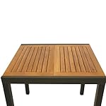 DEGAMO Gartentisch Vicenza ausziehbar Akazie Anthrazit