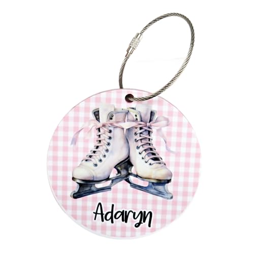 Personalized Ice Skating Bag Tag