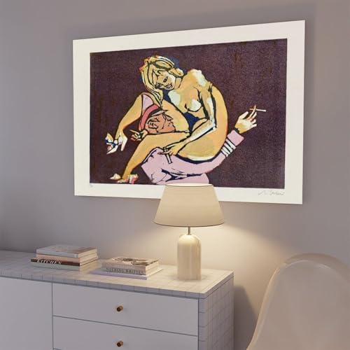 Impression sur toile suspendre Pompes roses et cigarettes 61x91,4 cm