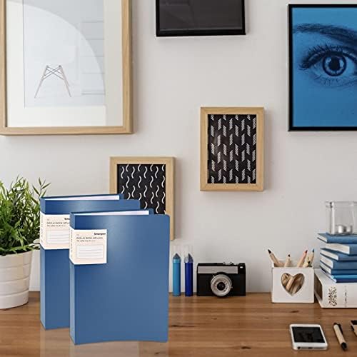 Smarpau A4 Display Book, 60 Pockets Presentation Folder Project Folder Display Folder, Document Folders with Plastic Sleeves for Individuals, School and Offices(Blue)