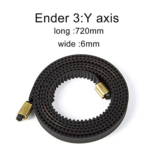 Creality Original 3D Printer Parts Open Timing Rubber 2Gt Timing X Axis 765X6Mm Y Axis 720X6Mm Belt For Ender 3/Ender 3 Pro #TOP3