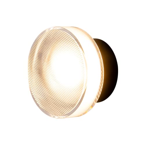 Aplique de pared LED redondo de 7W y 3000K para iluminar interiores modernos