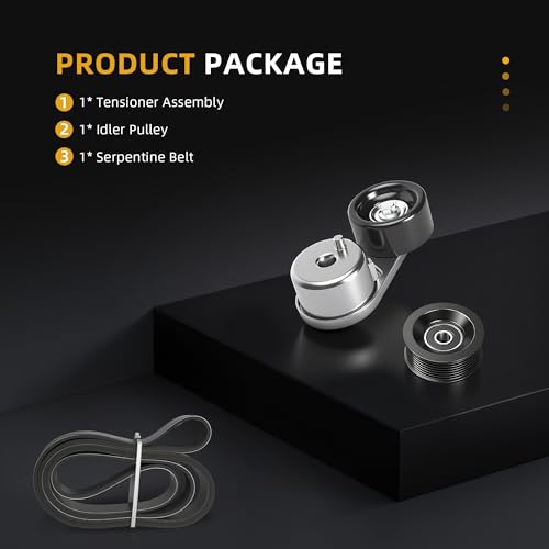 JAVOUKA Belt Tensioner Serpentine Belt Idler Pulley Kit for Nissan Frontier/Xterra/Pathfinder/NV1500/NV2500/NV3500 2005-2021#V6 4.0L Gas#OE 38378 36222 by JAVOUKA - Image 3