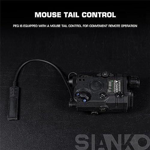 SIANKO Tactical PEQ-15 Battery Box,Airsoft Hunting Shooting Military Gear,Modular Battery Mount Compartment Storage Case for 20mm Picatinny Rail - Image 4