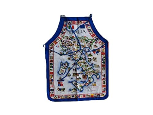 Tabliers de cuisine XL avec lacets imprimé photo Italie 91 x 57 cm