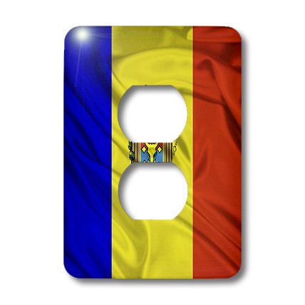 Drapeau Moldave cache prise pour masquer les imperfections murales 3dRose - 3