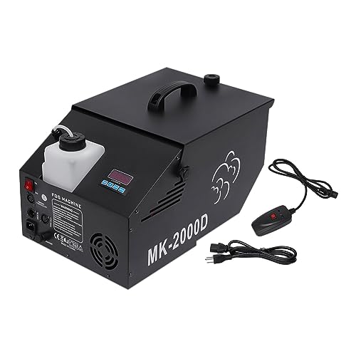 Máquina de humo 1200W con control remoto y efecto bajo nivel