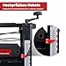 Bucktool Dickenhobelmaschine 330 mm, 1800 W, 9500 U/min, Durchlasshöhe/-breite 152/330 mm, max. 3 mm Spanabnahme, mit Staubabsauganschluss, zur Holzbearbeitung