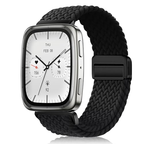 [MokaZii] 20mm �o���h Amazfit Active 3 Premium/T-Rex 3 Pro 44mm/Active 2 Square/GTR Mini ���C�t���i�C������ �ґg�����x���g �҂ݍ��� �����\ �L�k�� ������ �X�|�[�c�o��