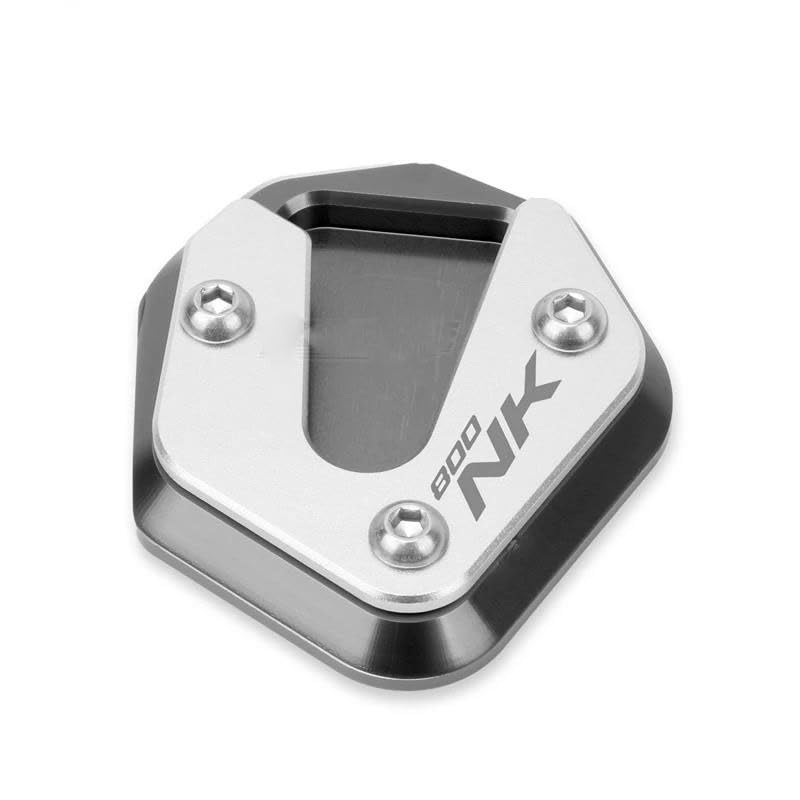 Plaque de support pour béquille latérale moto en alu CNC robuste pour 800 NK
