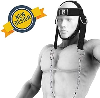 RIMSports Neck Harness for Weight Training, Ideal Neck Exercise Equipment for Neck Workout