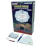 Modefa Islamic Men's Ihram for Umrah Men - Hajj Umrah Essentials - Ehram Ahram for Hajj 2 Piece Set - Seamless Viscose Made from Bamboo + Cotton Ihram Towel Set 110 x 220cm (Combo: 5 Piece)