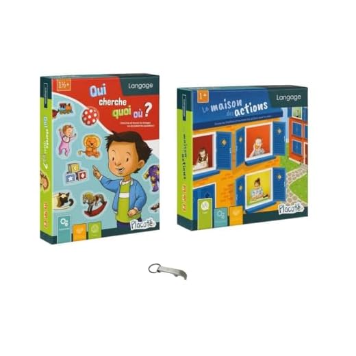 Lot Jeux Educatifs Maison des Actions + Qui Cherche Quoi Ou Version Française + 1 Decap Blumie (Maison Actions + Qui Cherche...)