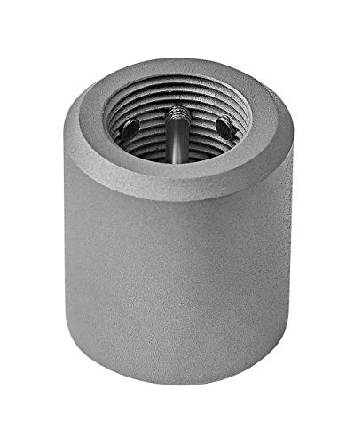 Image of Hinkley Downrod Coupler for Ceiling Fan Down Rods, Graphite Finish | Universal Fit 1 inch Diameter, Combine Two Down Rods to Adjust the Height of Your Ceiling Fan to Fit Your Space