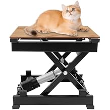 Electric Scissor Lift Table, 140/130/350/250/180LB Load 265-1270 Height Adjustable Lifting Platform Folded, Hydraulic Lift Table for Material Handling and Transportation 130LB