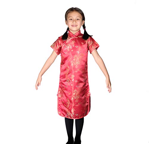 Robe Chinoise Qi Pao Dragon Phoenix Cheongsam Chic pour Femme