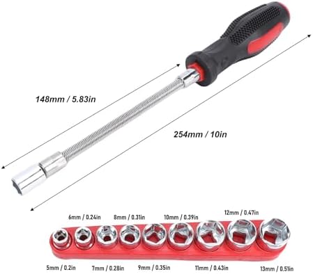 Glomora Belt Changing Tool with Clutch Cover Removal Kit, Compatible with Polaris RZR XP 1000 900S XP4 5-13mm Sockets - 2