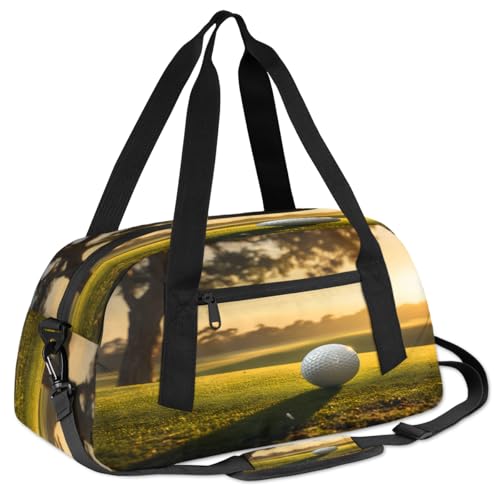 Golf Competition Kids Duffle Bag Boys Girls Small Sport Dance Gym Bag for Overnight Travel Weekender Carry On3