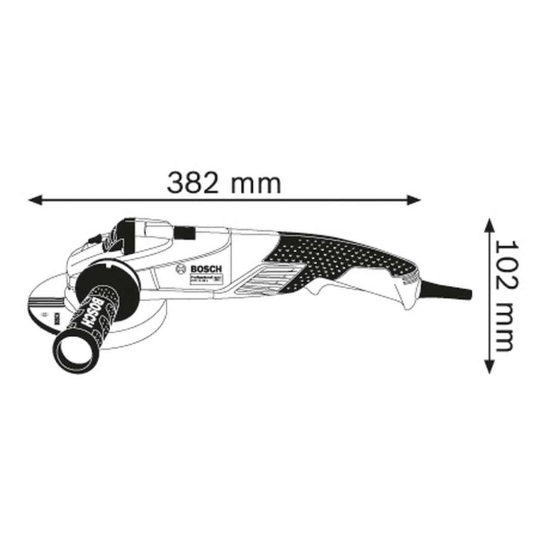 Bosch Professional: szlifierka kątowa GWS 18-125 SL (1 800 W, Ø tarczy: 125 mm, prędkość obrotowa bez obciążenia: 2 800 – 12 000 min–1)
