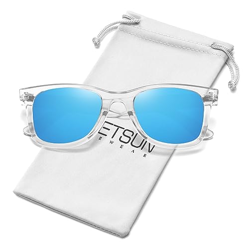 Image of MEETSUN Polarized Sunglasses for Women Men Classic Retro Square Frame Driving Sun Glasses UV Protection